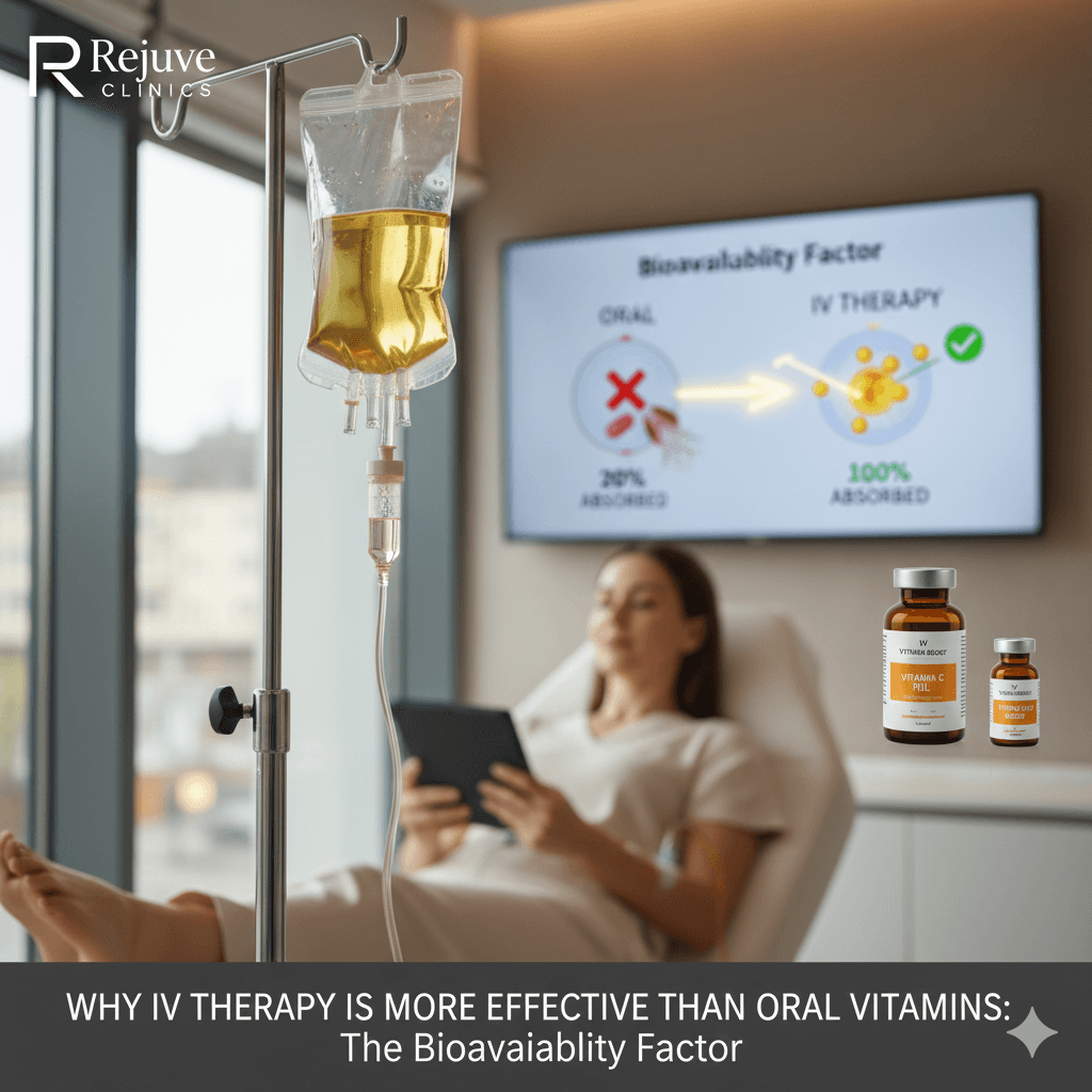 Why IV Therapy is More Effective Than Oral Vitamins: The Bioavailability Factor